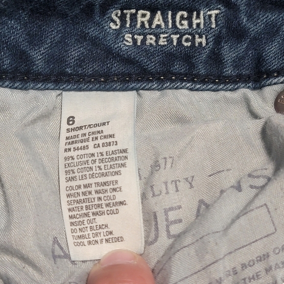American Eagle women's straight stretch jeans - Picture 3 of 4